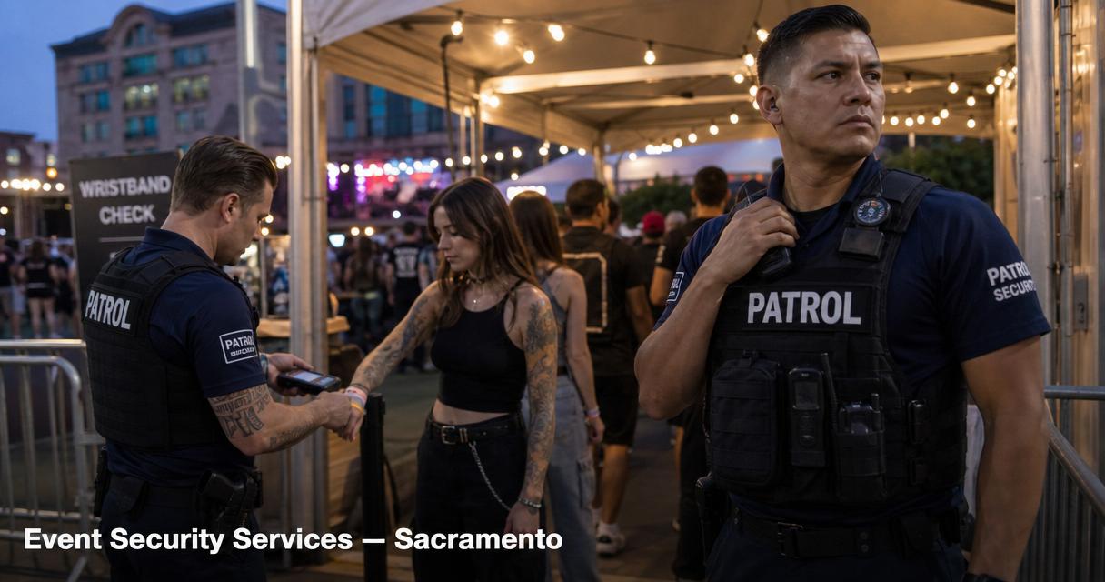 Wedding, concert, or corporate event this weekend? — Sacramento patrol