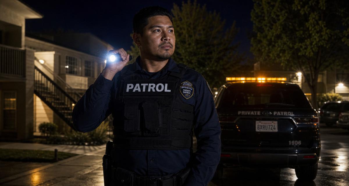 Stormhammer Officer Clearing a Sacramento Apartment Complex — security guard near me Sacramento apartment communities — security guard near me Sacramento apartment communities