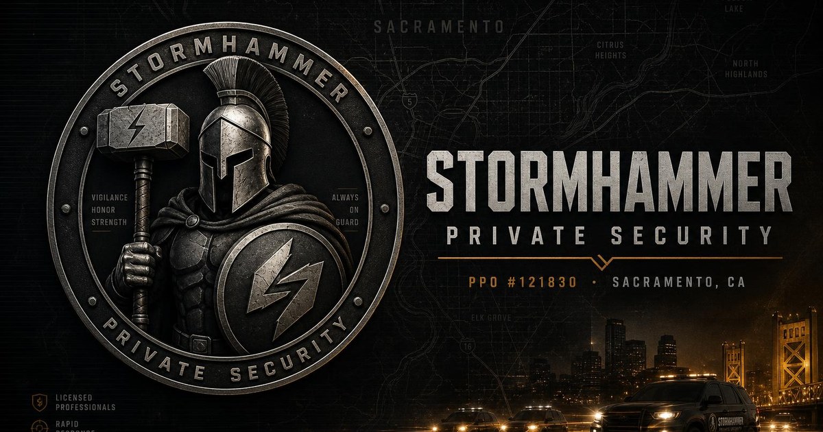 Stormhammer Patrol on a Sacramento Nightly Tour — security guard near me Sacramento apartment communities — security guard near me Sacramento apartment communities